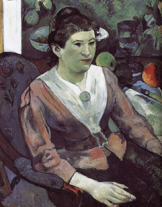 Paul Gauguin Cezanne s still life paintings in the background of portraits of women